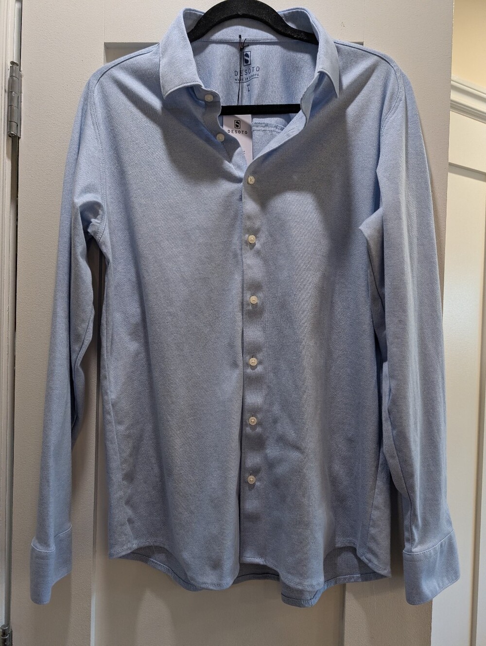 NWT DESOTO Men's Button Down Shirt,L